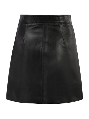 Felix Hardy Lederrock in Schwarz