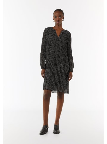 comma Kleid kurz in Schwarz