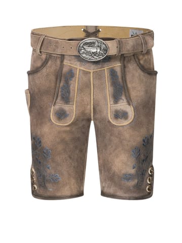 Stockerpoint Lederhose kurz Klemens Jein in Stein