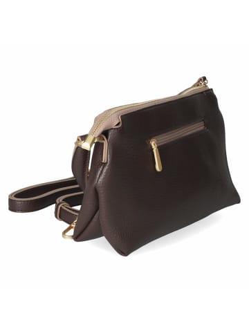 Schultertasche in braun