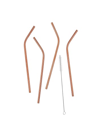 Butlers Trinkhalm-Set MANHATTAN LOUNGE 40-tlg. in Rosa