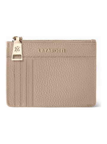 Lazarotti Bologna Leather Schlüsseletui Leder 11,5 cm mit Air Tag Fach in sand
