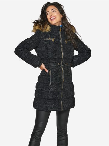 KOROSHI Langer Parka in schwarz