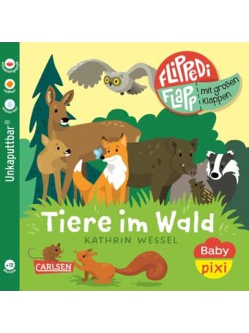 Carlsen Buch - Baby Pixi (unkaputtbar) 178: Flippediflapp: Tiere im Wald