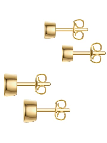 Rafaela Donata Ohrstecker aus Sterling Silber mit Zirkonia in gelbgold