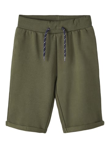 name it Jungen Shorts im sportlichen Schnitt in Light Grey Melange