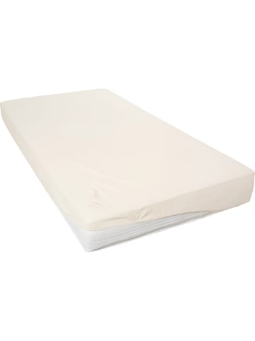 Primera Biber Spannbettlaken in ecru