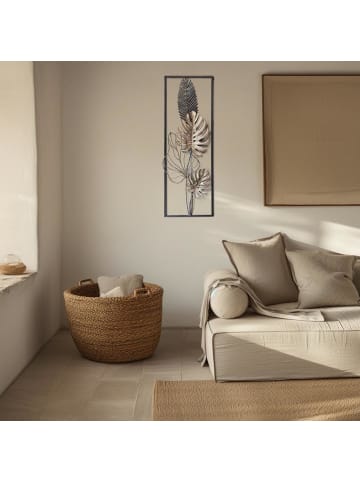 kobolo Metallbild MONSTERA in Gold
