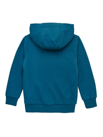 Kapuzenjacke in petrol