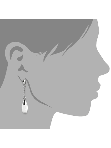 Amello Ohrringe Edelstahl (Stainless Steel) Kegel Ohrhänger