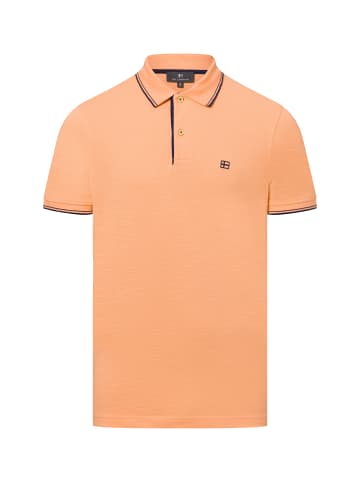 Nils Sundström Poloshirt in aprikot marine - 0010