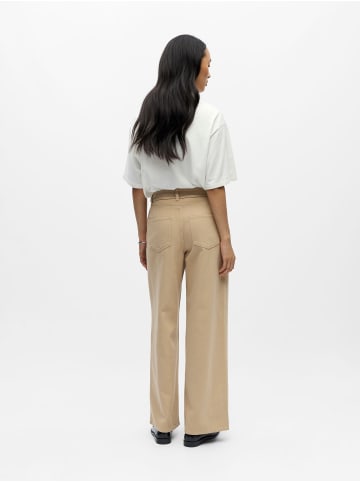 Object Wide Leg Jeans in Humus