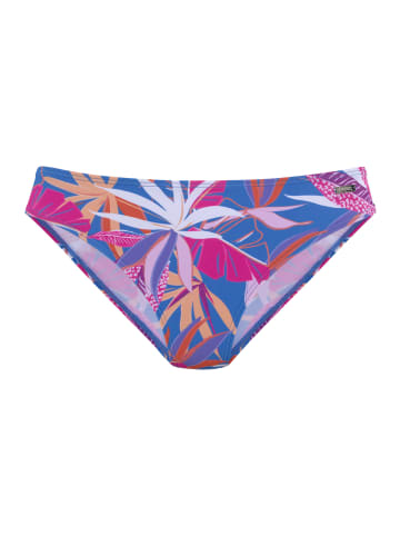 Buffalo Bikini-Hose in blau-pink bedruckt