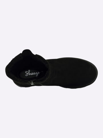 sheego Stiefelette in schwarz