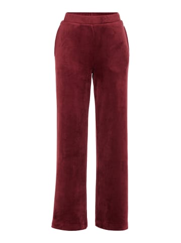 JOOP! Sweatpants Velvet in DARK RED