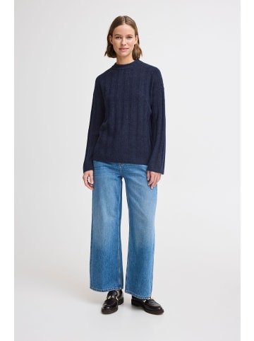 b. young BYOMEA JUMPER 5 KNIT Loose fit in Copenhagen Night