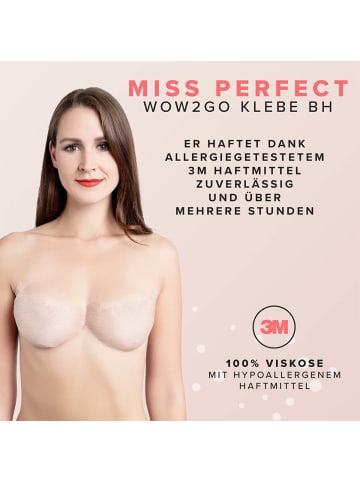 MISS PERFECT Push-Up-BH in Papierfolien BH A-Cup Haut