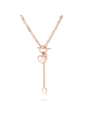 FYNCH-HATTON Halskette Heart x Cabochon in roségold