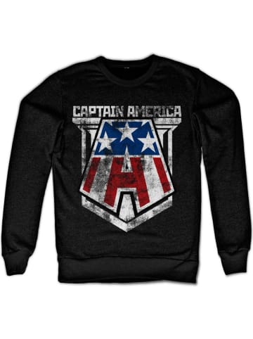 Captain America Pullover in Schwarz