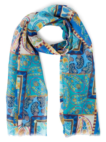 Codello Schal in blau mehrfarbig - 0001