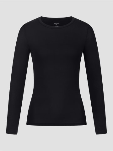 Erlich Textil  Erlich Textil enges Langarmshirt LIGHT TOUCH LONGSLEEVE in schwarz