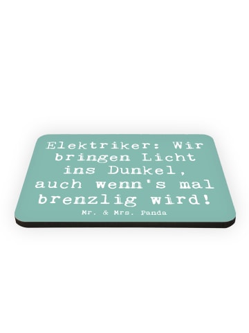Mr. & Mrs. Panda Notizhalter Spruch Elektriker Lichtbringer mit ... in Meeresbrise