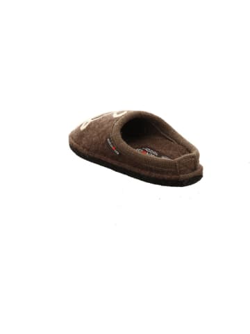 HAFLINGER Hausschuh in braun
