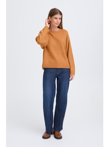 Oxmo Langarmshirt OXICOMOS in Braun