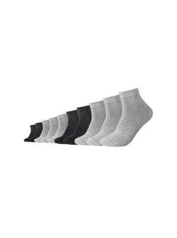 camano Kurzsocken 10er Pack classics in hellgrau melange