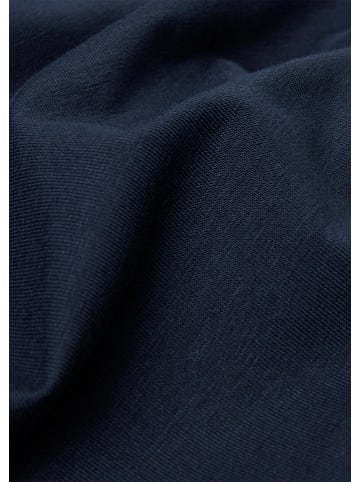 GOLDNER Kurzgröße:  Bequeme Sommerhose mit sportivem Look in marine