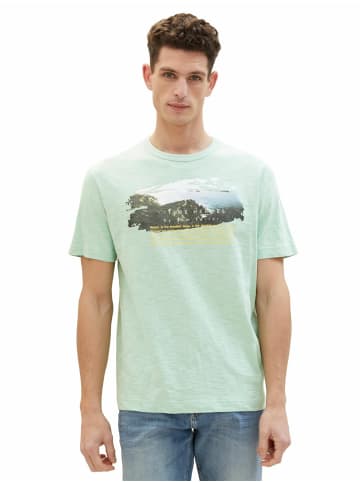 Tom Tailor Print T-Shirt für Herren in uni