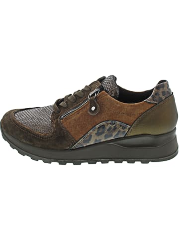 WALDLÄUFER Hiroko sportlicher Schnürer Braun