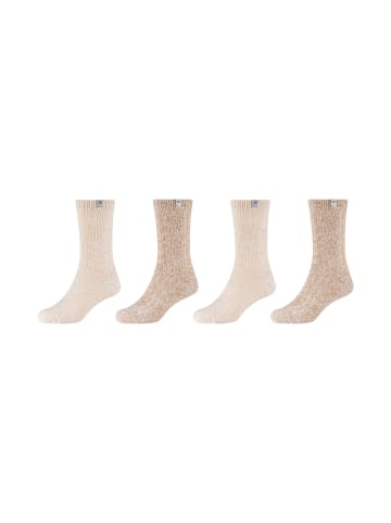 Skechers Socken 4er Pack warm & cozy in offwhite mouline