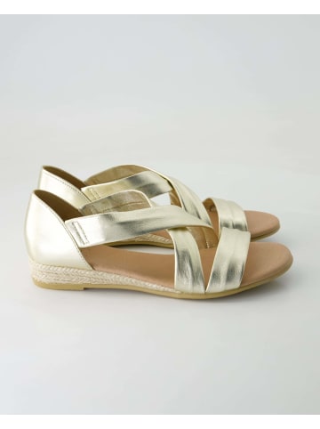 Terry Sandalen in Gold