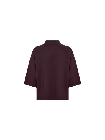 soyaconcept Langarmbluse in chocolate plum