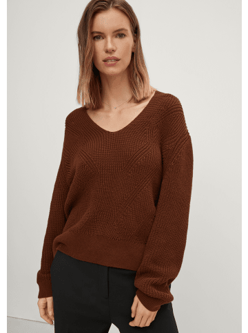 comma Pullover langarm in Braun