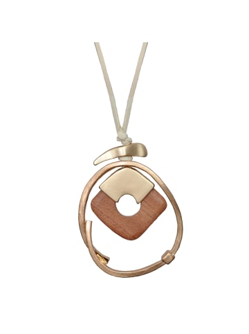 Steuer Modeschmuck Metall in champagner