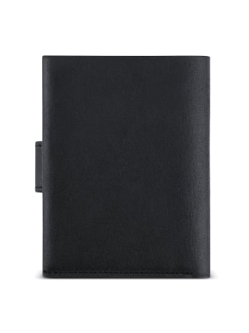 Bugatti Romeo Kreditkartenetui RFID Schutz Leder 7.5 cm schwarz