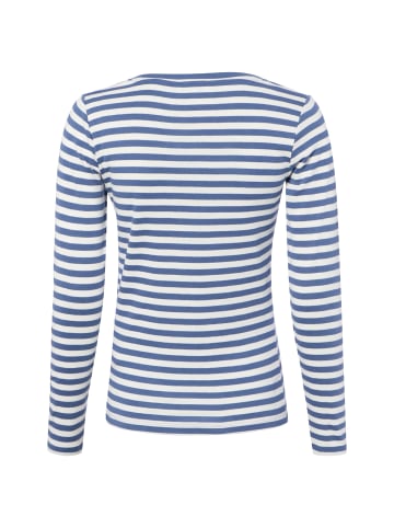 brookshire Langarmshirt in blau weiß - 0004