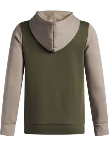 Under Armour Hoodie "Rival Cblck Grphc HD Fleece" in Grün