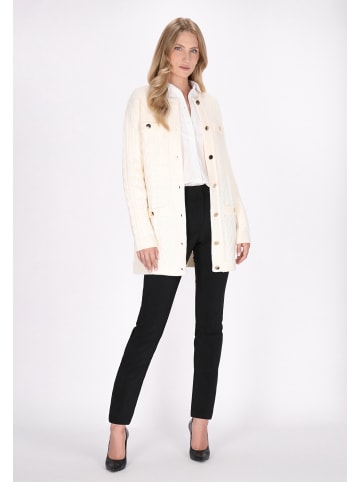 DreiMaster Klassik Damen Cardigan in Wollweiss