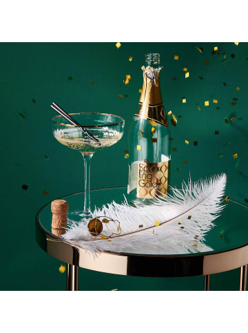 Butlers Butlers Champagnerschale GOLDEN TWENTIES in Durchsichtig