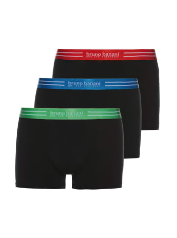 Bruno Banani Boxershort 3er Pack in Schwarz