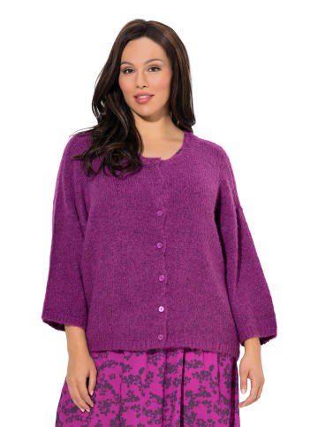 Ulla Popken Strickjacke in krokus lila