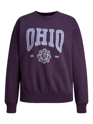 JJXX Sweatshirt in purple velvet