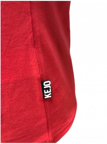 KEJO T-Shirt 227A3MXOS0XMD Rot