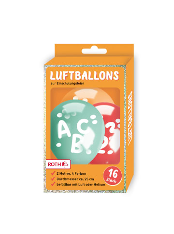 Luftballons zur Einschulung in Bunt