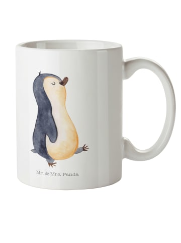 Mr. & Mrs. Panda Kindertasse Pinguin marschieren ohne Spruch in Weiß