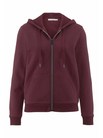 Hessnatur Sweatjacke in weinrot
