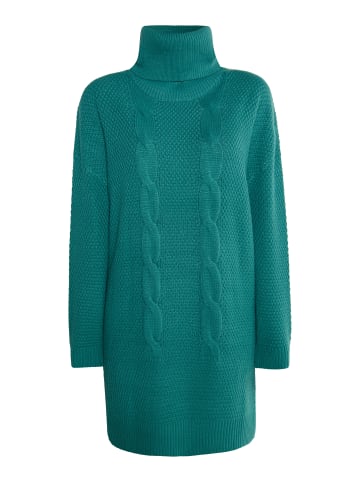 myMo Damen Strickkleid in Grün